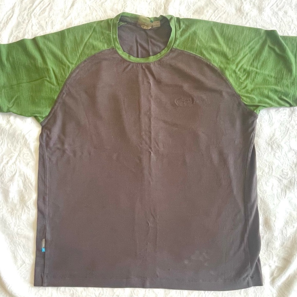 Icebreaker 190 Mens Merino Wool Short Sleeve Shirt size L